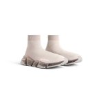 Women’s Speed 2.0 Full Clear Sole Recycled Knit Sneaker  in Light Beige - Image 2